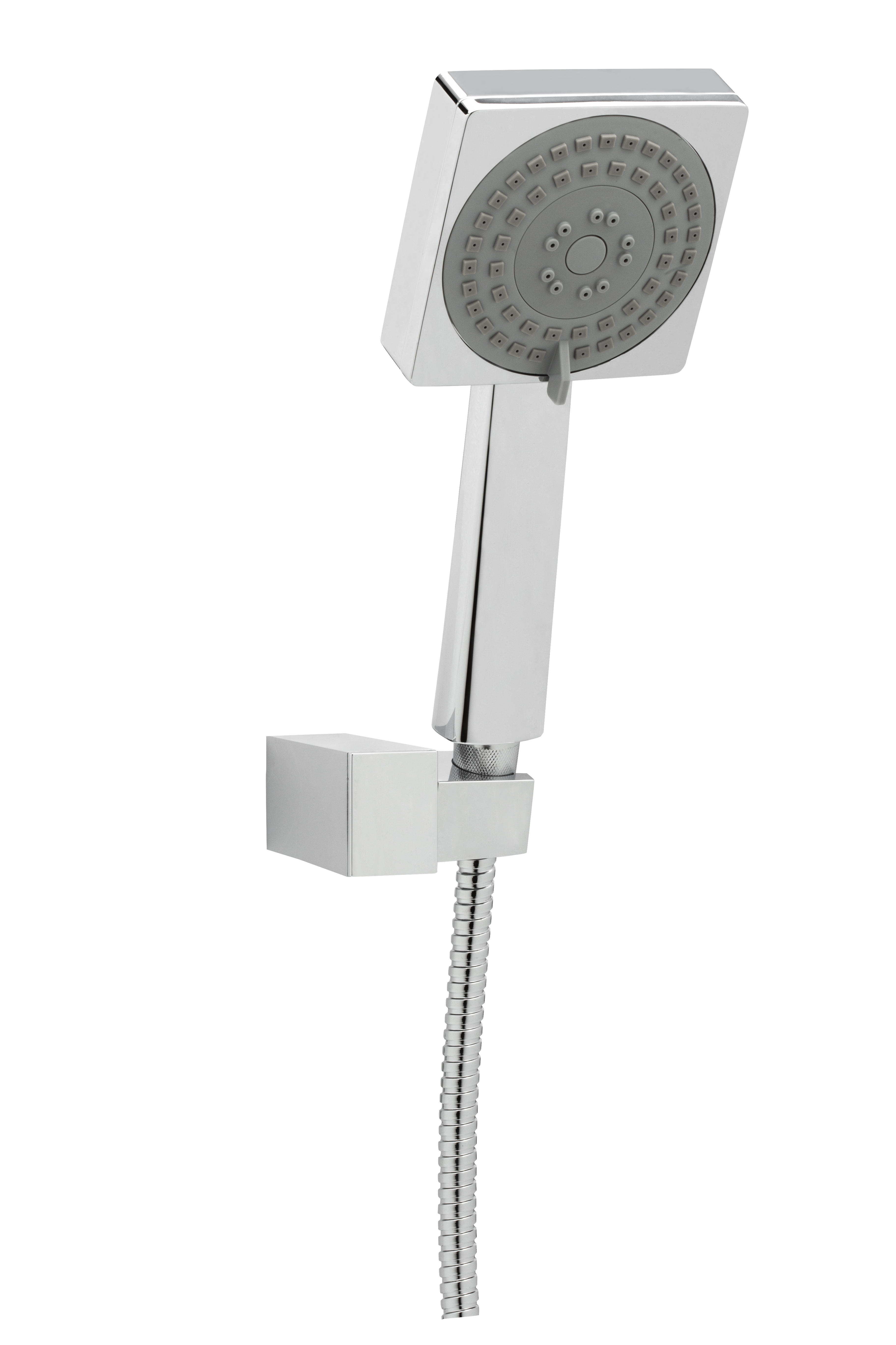 Kit de ducha Kenjo, flexo, soporte y ducha 3 jets