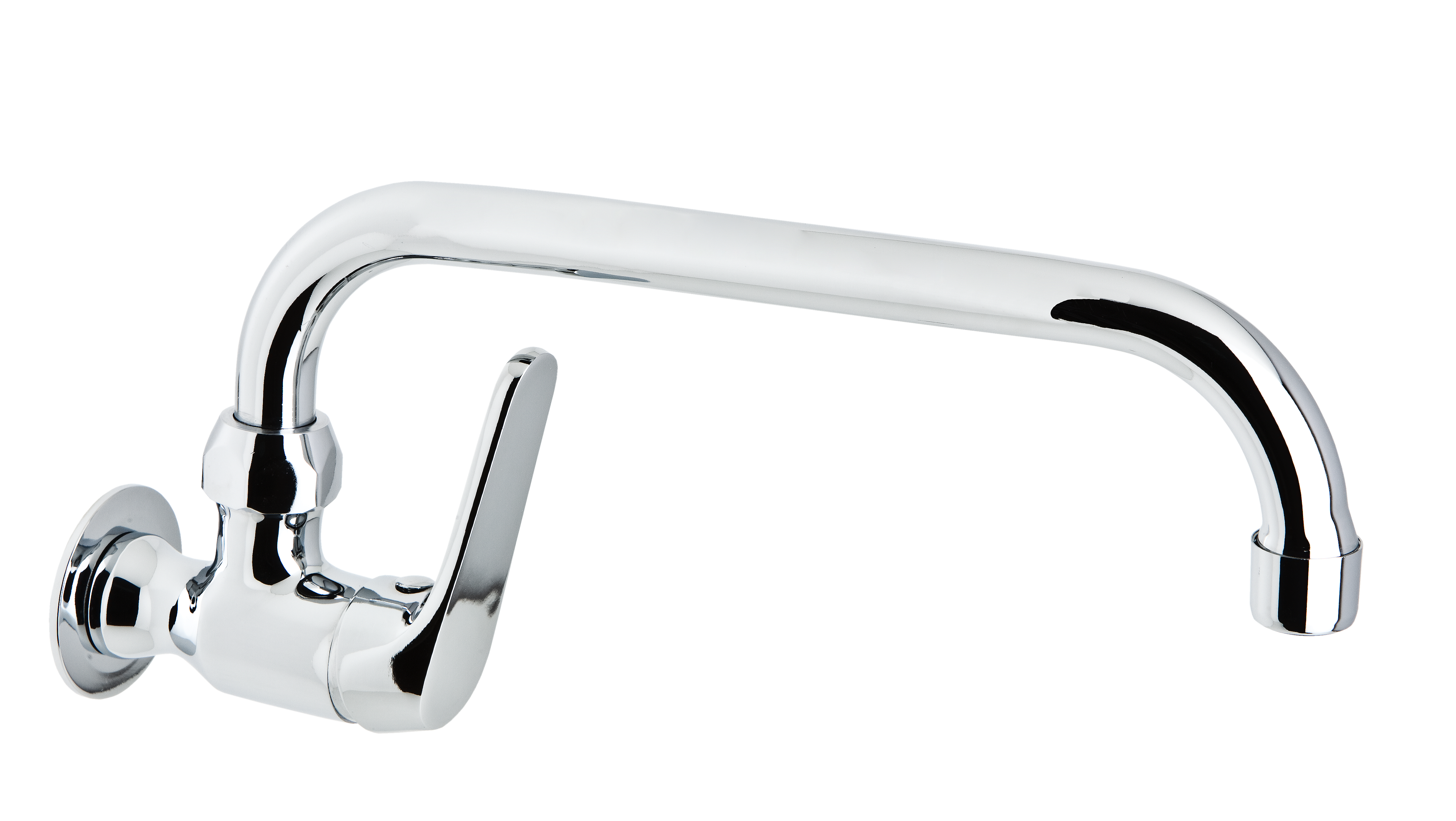 Grifo mural con tubo 24 cm 1 agua cartucho 25