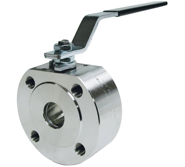 Tipo Wafer. Válvula esfera paso total 1 pieza montaje entre bridas PN 16