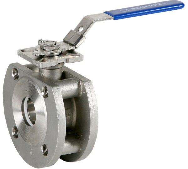 Tipo Wafer. Válvula esfera paso total 1 pieza montaje entre bridas PN 16