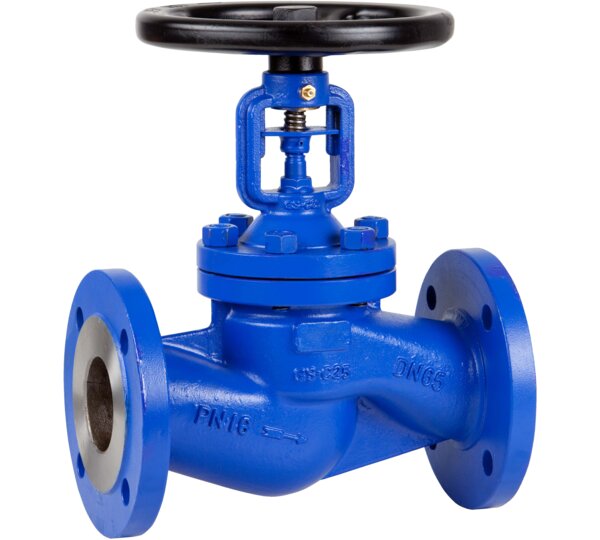 Válvula de globo con fuelle – Bridas DIN PN 16