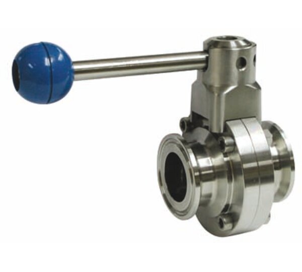 Válvula mariposa extremos clamp