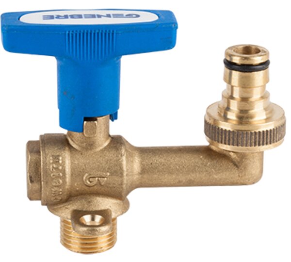 Válvula de esfera boca de riego vertical