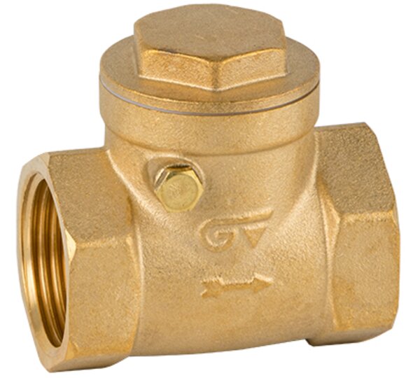 Válvula de retención clapeta metal