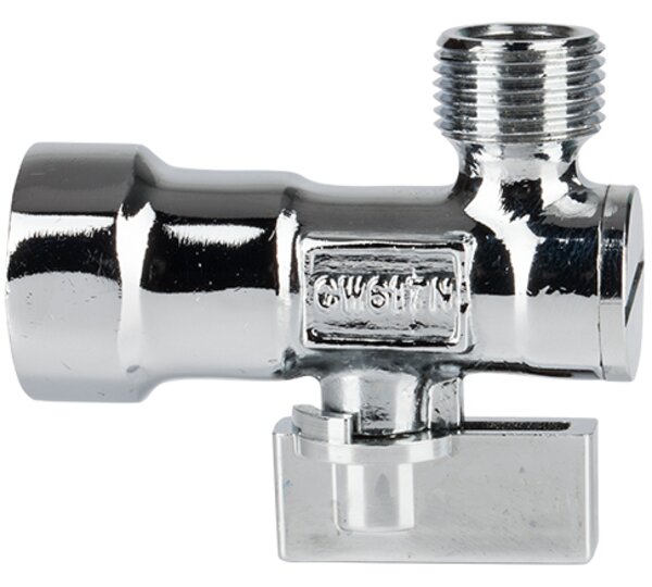 Válvula de escuadra con filtro - rosca NPT