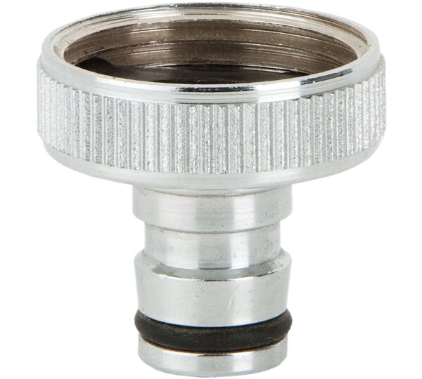 Racor hembra rapid-Ge cromado