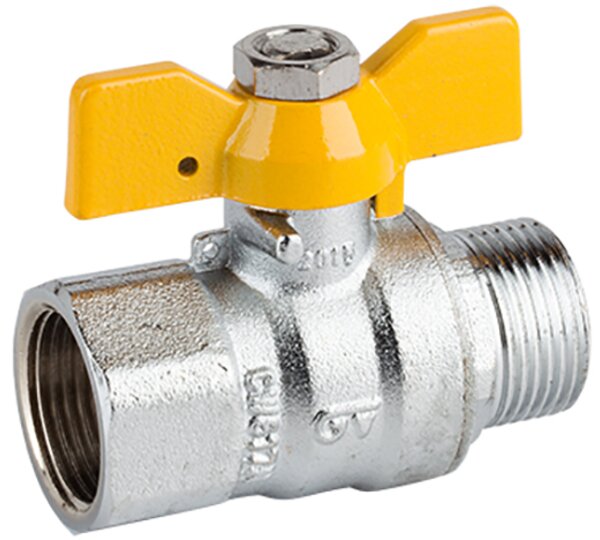 Válvula recta para gas, M-H