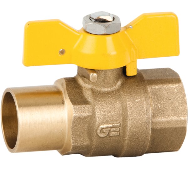 Válvula de esfera para gas, H-soldar