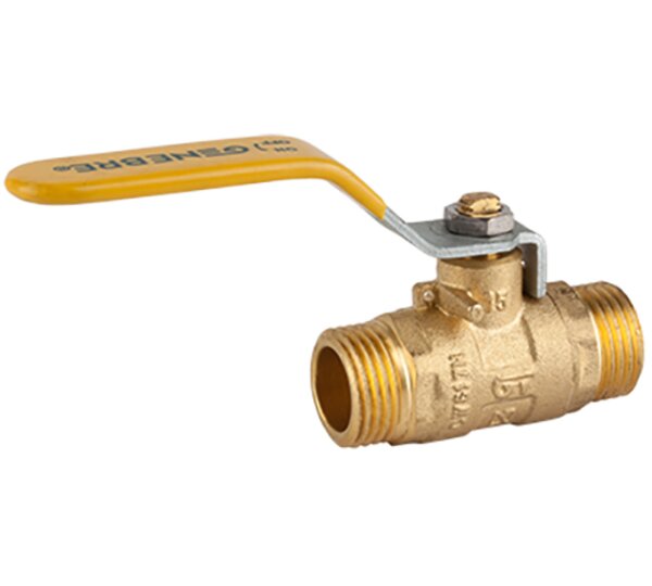 Válvula esfera recta para gas, M-M