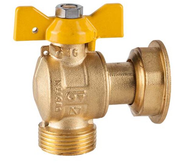 Válvula Angular para gás, M-P. BSP