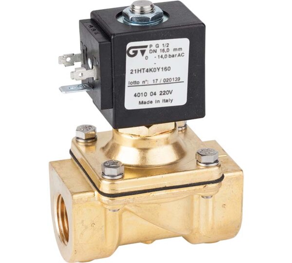 Electroválvula de acción mixta 2 vías N.C.