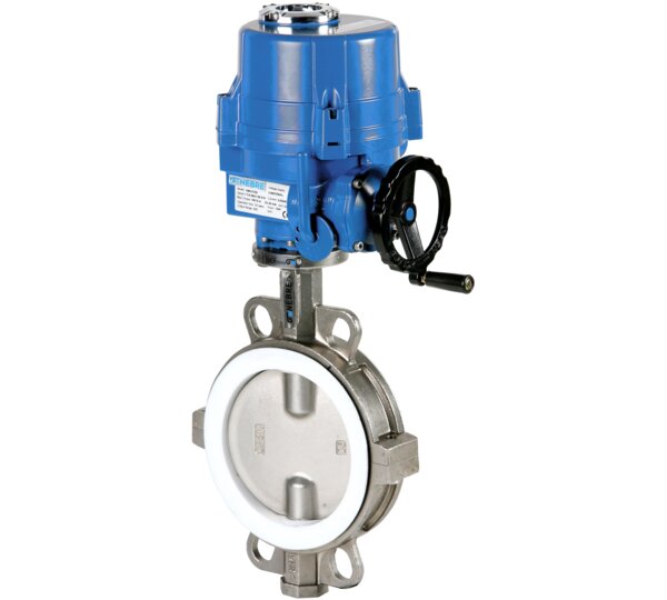 Válvula mariposa tipo wafer inoxidable