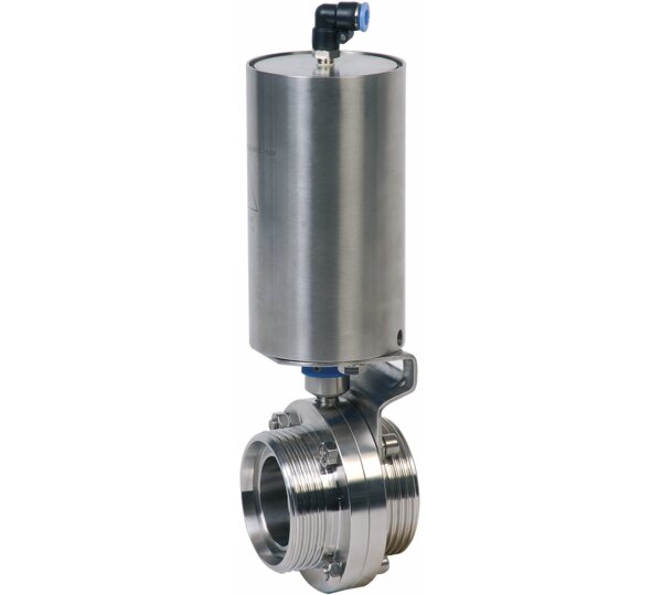 Válvula mariposa extremos roscados