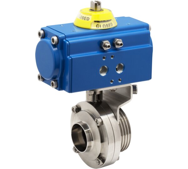 Válvula mariposa extremos roscados/soldar