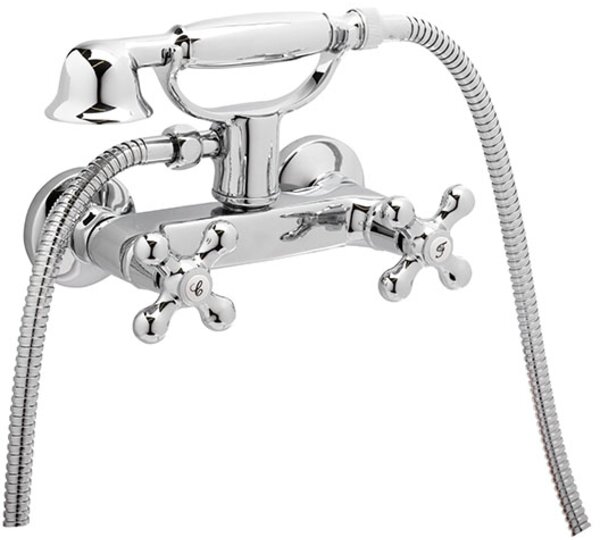 Mezclador de ducha cromo con kit