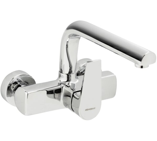Grifo de cocina monomando mural KLIP Cromado