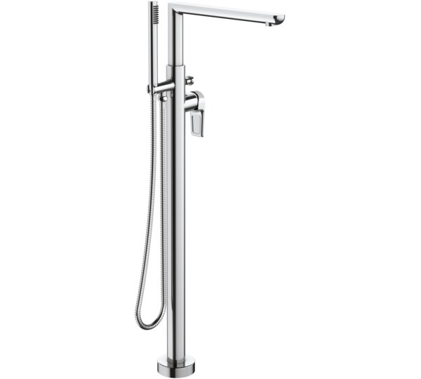 Monomando de pie para bañera Cromado Koral