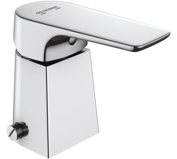 Monomando de bidé con transmisión