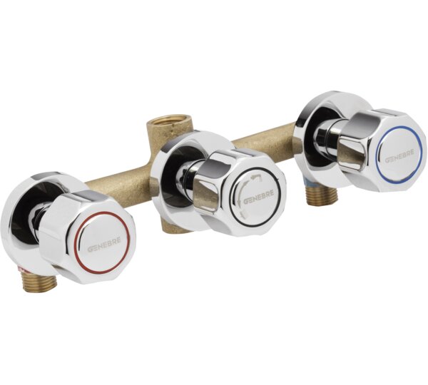 Grupo baño empotrado 8" con inversor