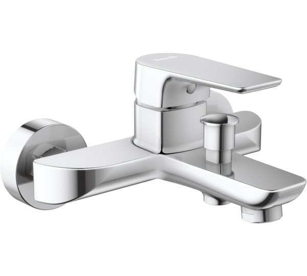 Monomando de baño con kit Cromado Koral