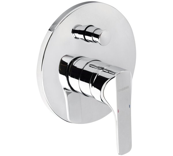 Monomando empotrado con inversor 2 vías Cromado K8