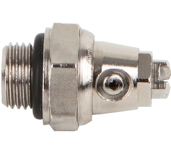 Purgador manual de aire orientable