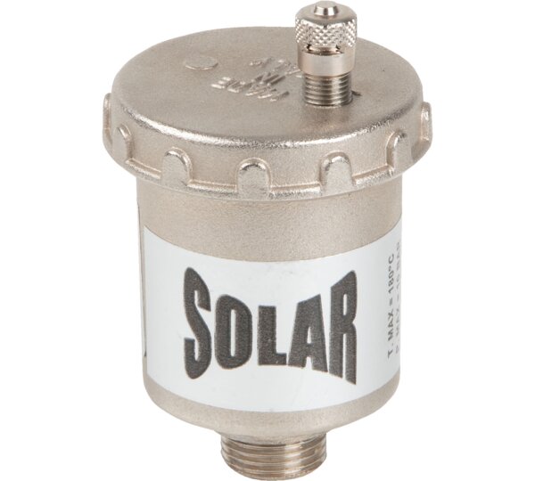 Purgador automático de aire para energía solar