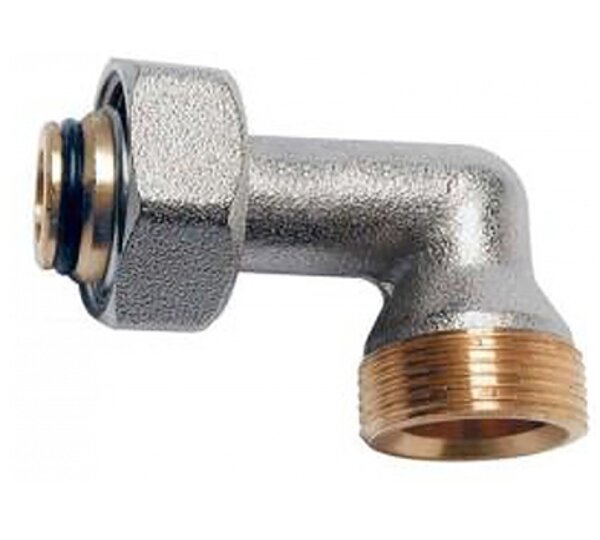 Codo para conexión valvula monotubo