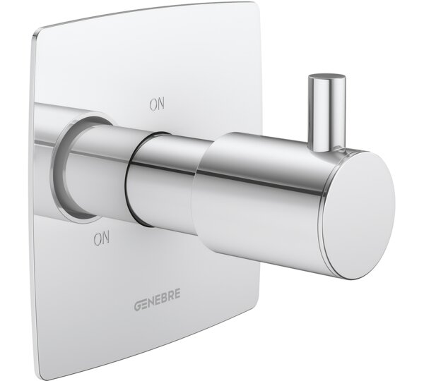 Inversor cerámico 3 vías empotrado Cromado