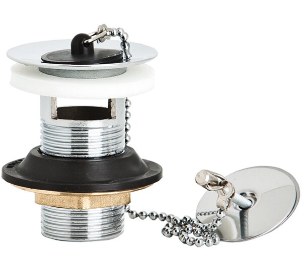 Válvula lavabo con tapón y cadena