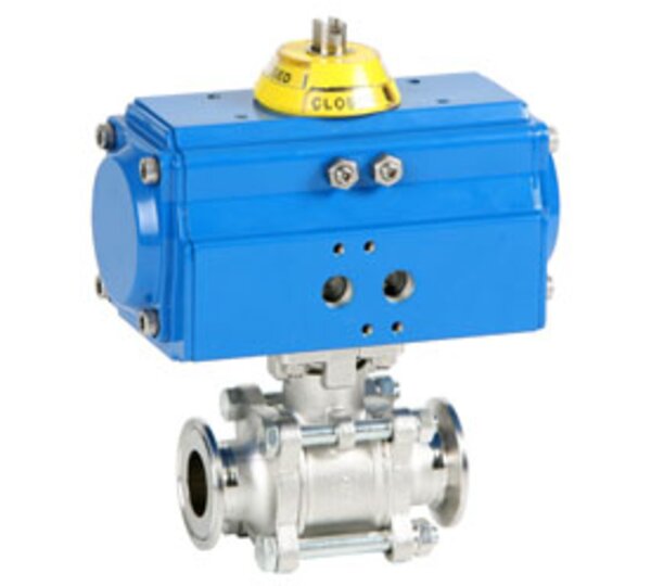 Válvula esfera 3 piezas (clamp)