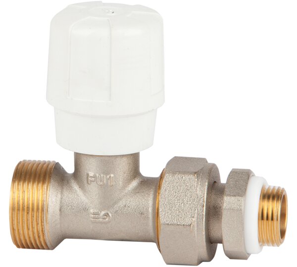 Válvula manual recta para tubo de cobre, PEX y multicapa