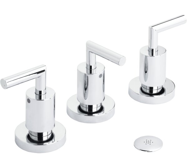 Batería de bidé con transmisión