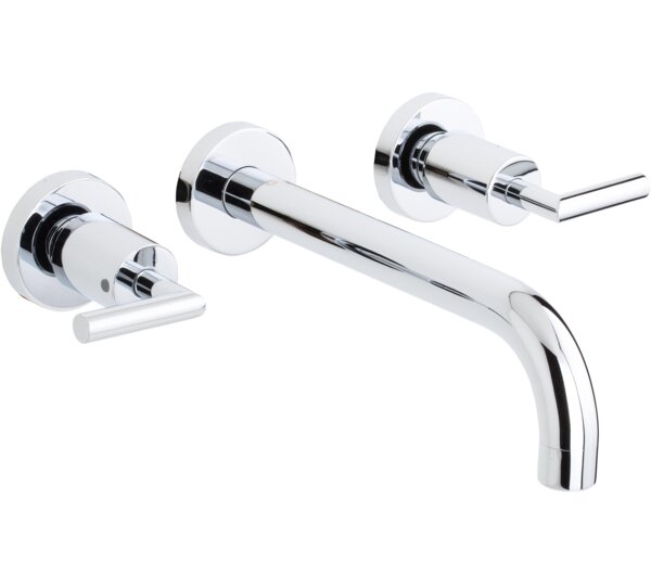 Grupo de lavabo empotrado caño 22 cm