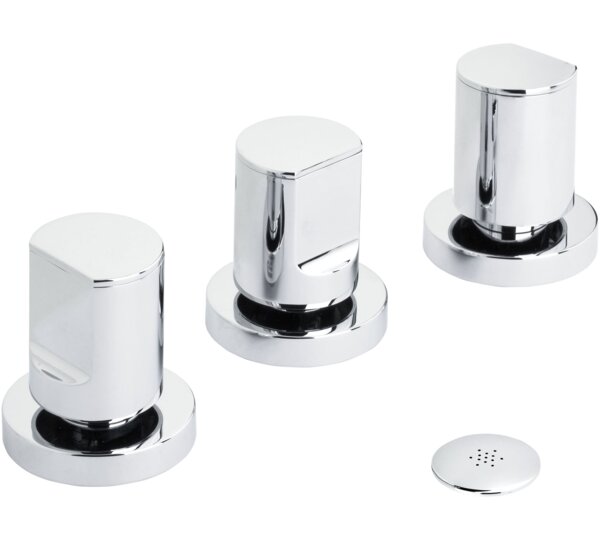 Batería de bidé con transmisión