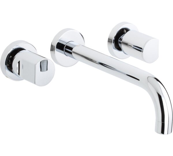 Grupo de lavabo empotrado caño 22 cm