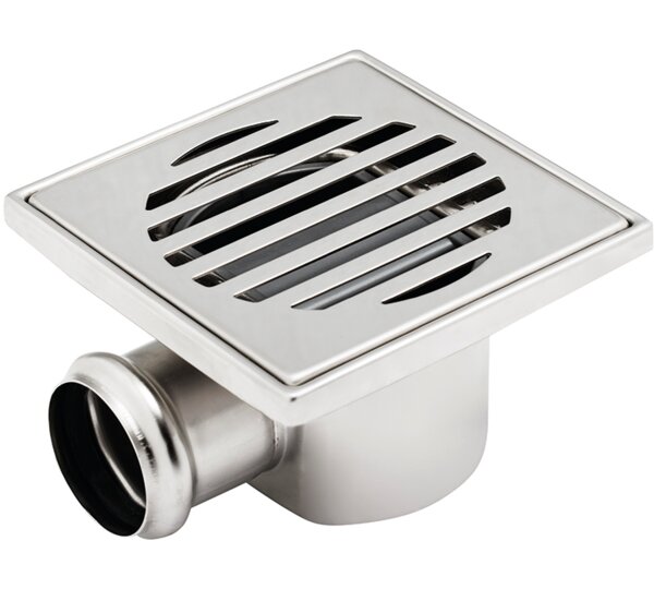 Sumidero sifónico inoxidable 15x15