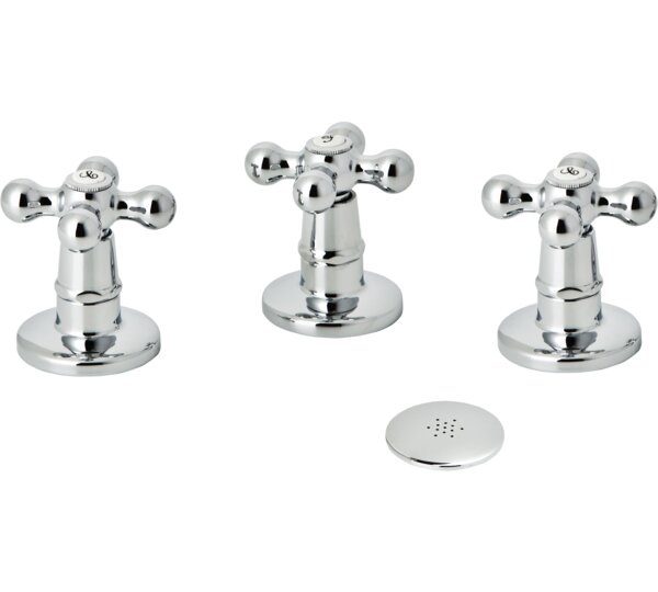 Batería de bidé con transmisión