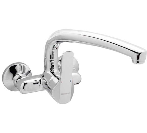 Grifo de cocina monomando mural 11 cm Cromado K8