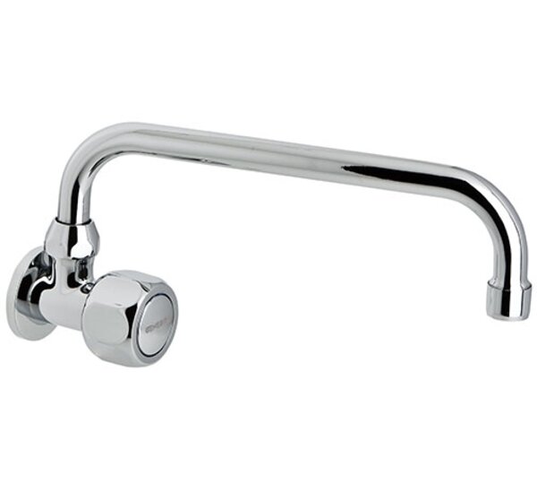 Grifo mural fregadera caño tubo alto 24 cm GAMMA