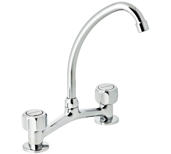 Mezclador mesada 8" caño tubo GAMMA