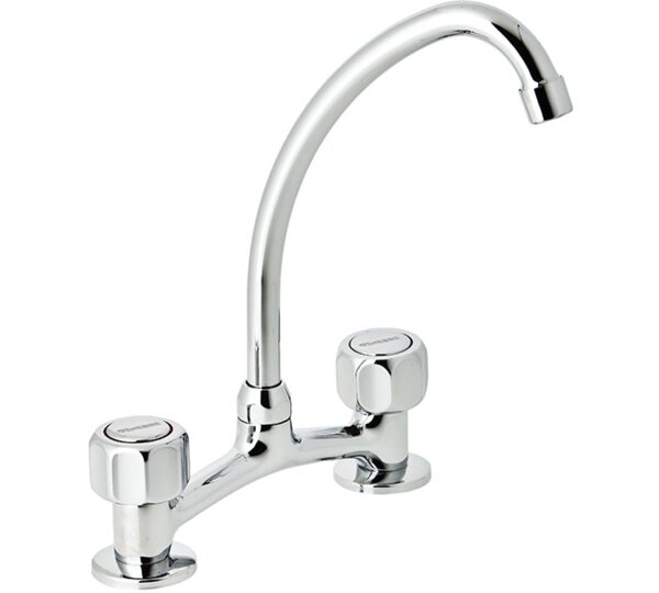 Mezclador mesada 6" caño tubo GAMMA