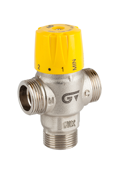 Mezclador termostático vertical para paneles solares