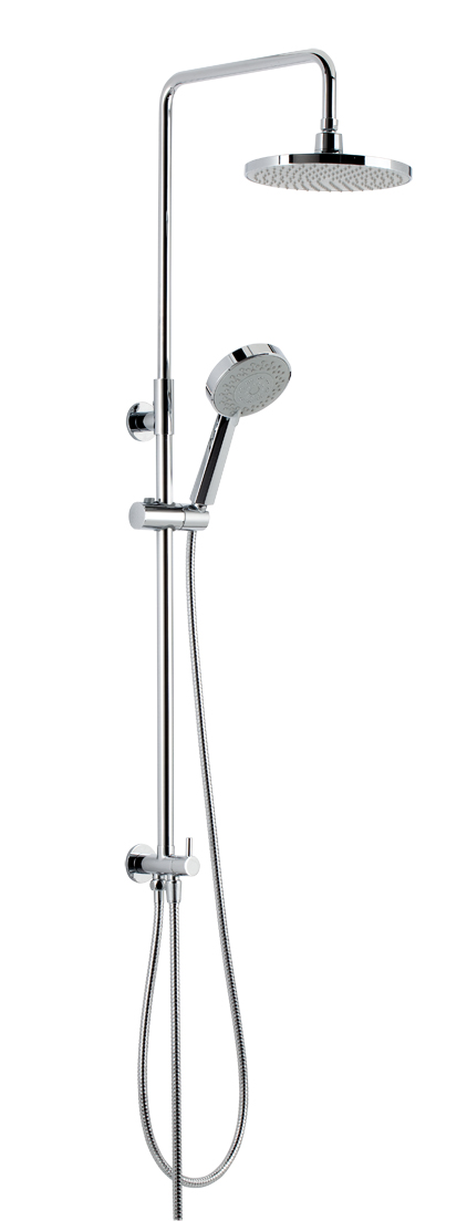 Set columna extensible con ducha, soporte y flexo