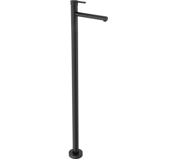 Monomando de pie para lavabo negro OSLO Black