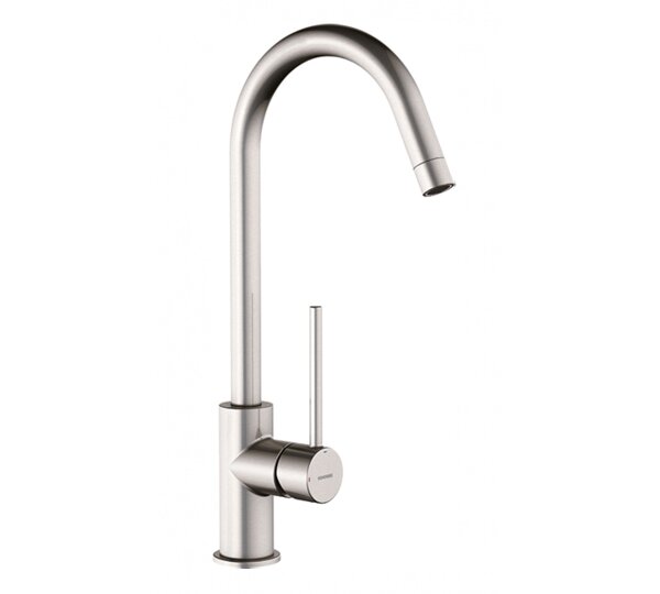 Grifo de cocina monomando Inox cartucho 25 apertura en frio TAU