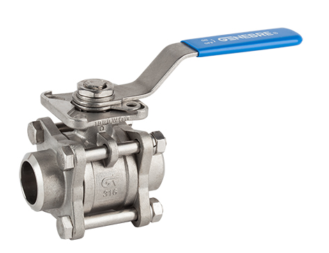 Válvula esfera paso total 3 piezas. Butt weld ANSI B 16.25