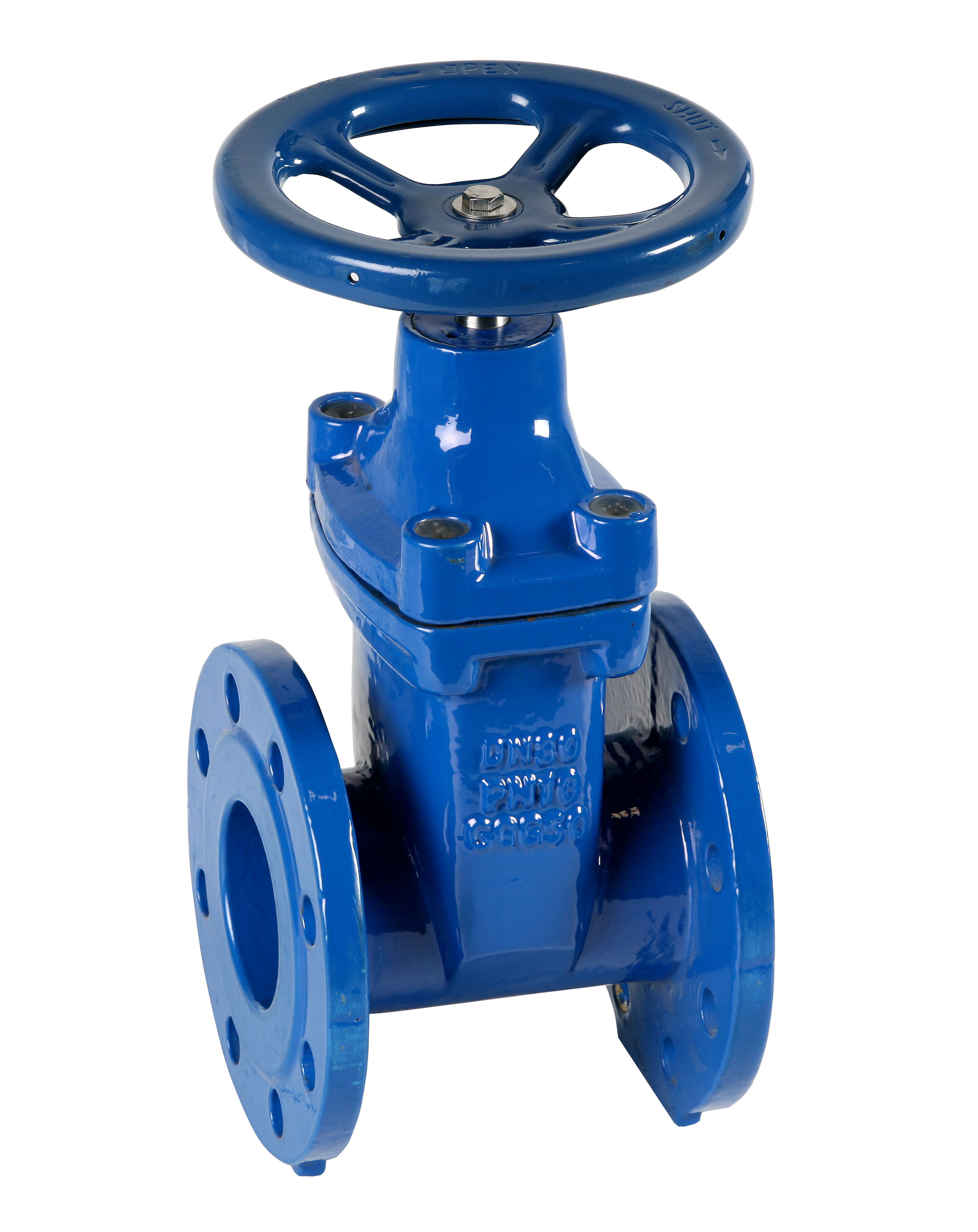 Válvula de compuerta con cierre de EPDM y cuerpo de fundición nodular PN 16