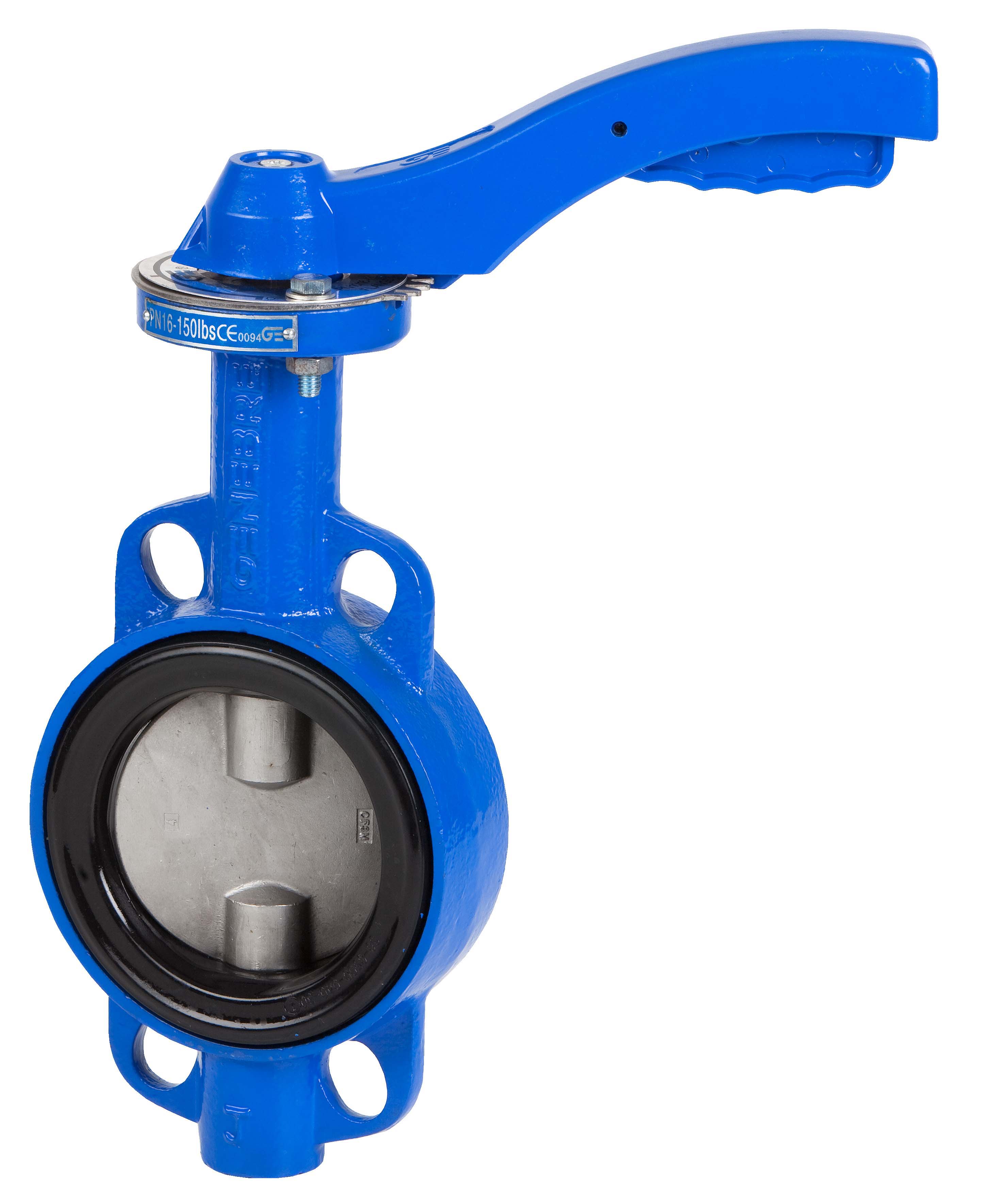 Válvula mariposa tipo wafer<br>PN-10/16. ANSI 150 lbs