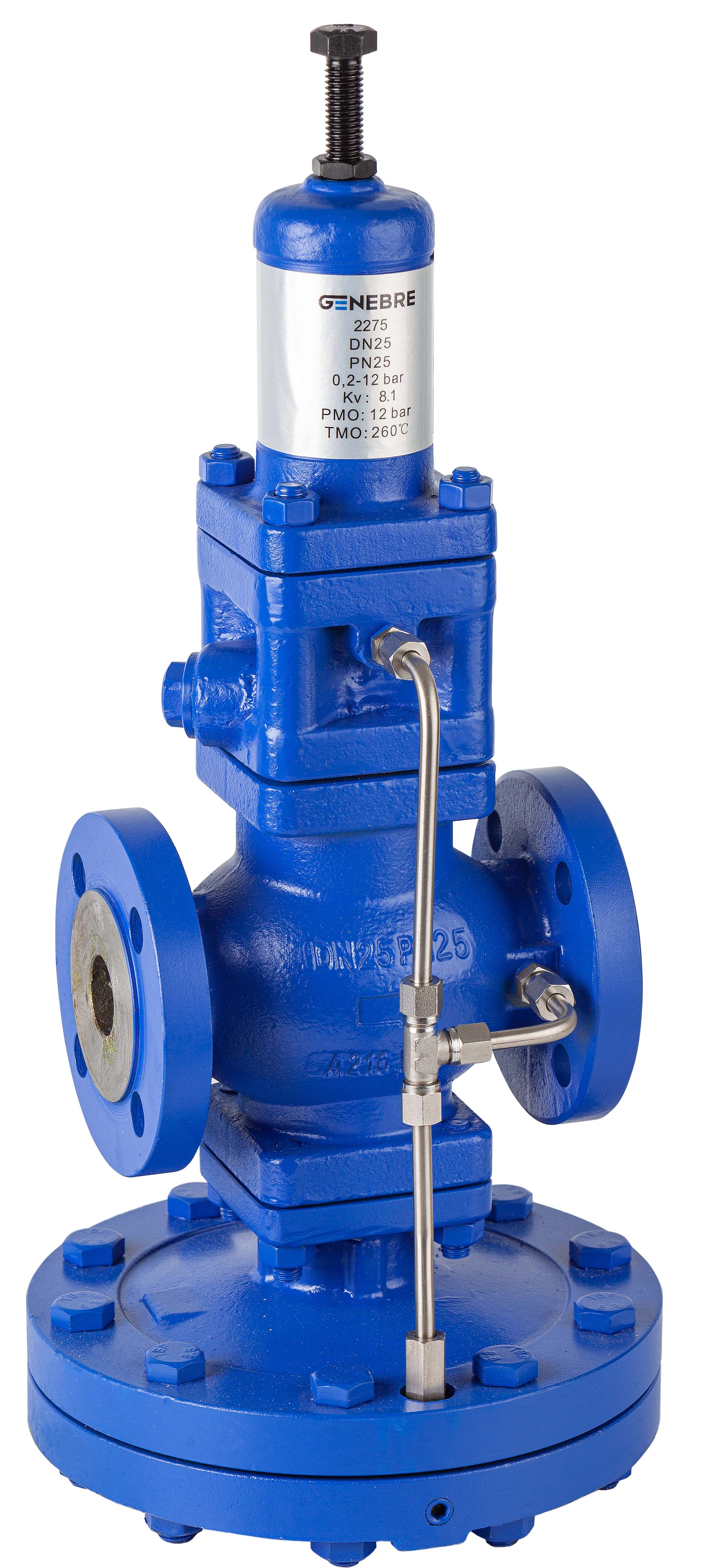 Válvula Reductora de Presión pilotada extremos bridados.